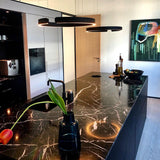 Moderne LED-Pendelleuchte in Kreisform – Elegante Deckenlampe für Esszimmer und Wohnzimmer 5
