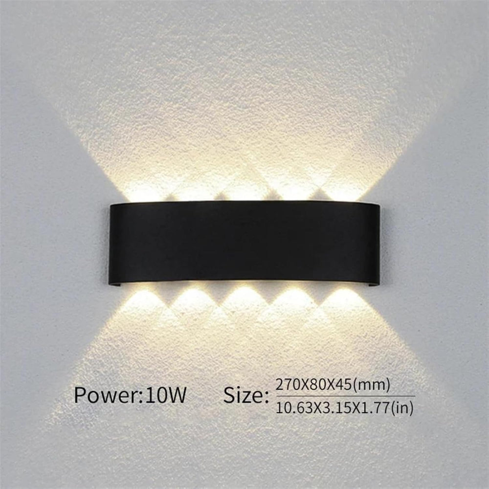 Moderne Wetterfeste Wandleuchte Innen und Außen – LED Wandleuchte mit Minimalistischem Design und Einfachem Montagesystem 12