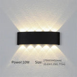 Moderne Wetterfeste Wandleuchte Innen und Außen – LED Wandleuchte mit Minimalistischem Design und Einfachem Montagesystem 12
