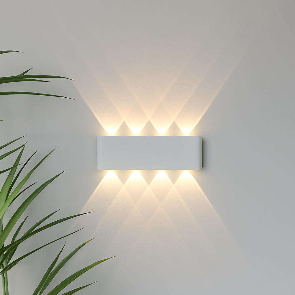 Moderne Wetterfeste Wandleuchte Innen und Außen – LED Wandleuchte mit Minimalistischem Design und Einfachem Montagesystem 7