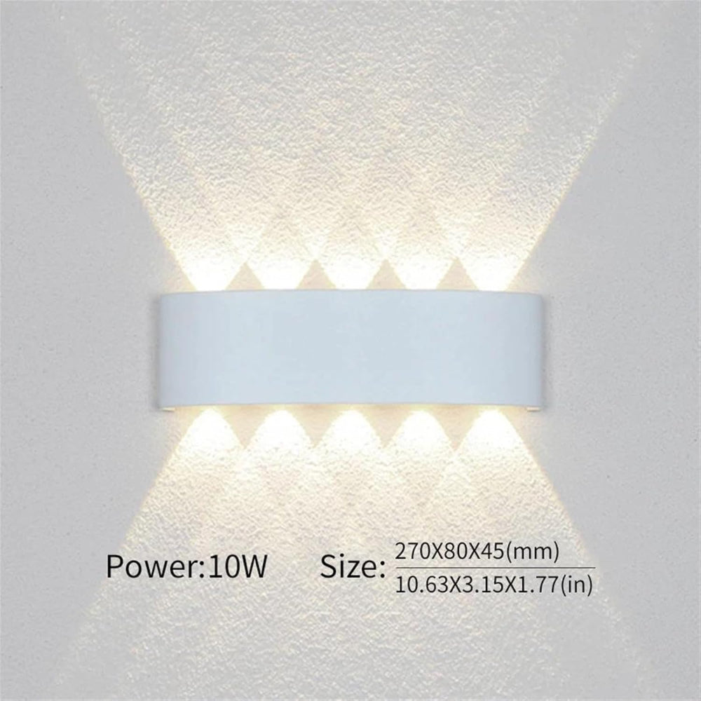 Moderne Wetterfeste Wandleuchte Innen und Außen – LED Wandleuchte mit Minimalistischem Design und Einfachem Montagesystem 9