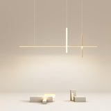 Moderner Schwarzer LED-Kronleuchter für Esszimmer und Cafés – Minimalistisches Design mit Integrierter Beleuchtung, 80-150cm 1