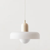 Bauhaus Pendelleuchte aus farbigem Glas – Moderne Deckenlampe mit verstellbarer Aufhängung 5