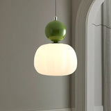 Cremefarbene Pendelleuchte im Art Deco Stil für Esszimmer und Wohnräume – Elegante Hängelampe mit Metall und Glas 6