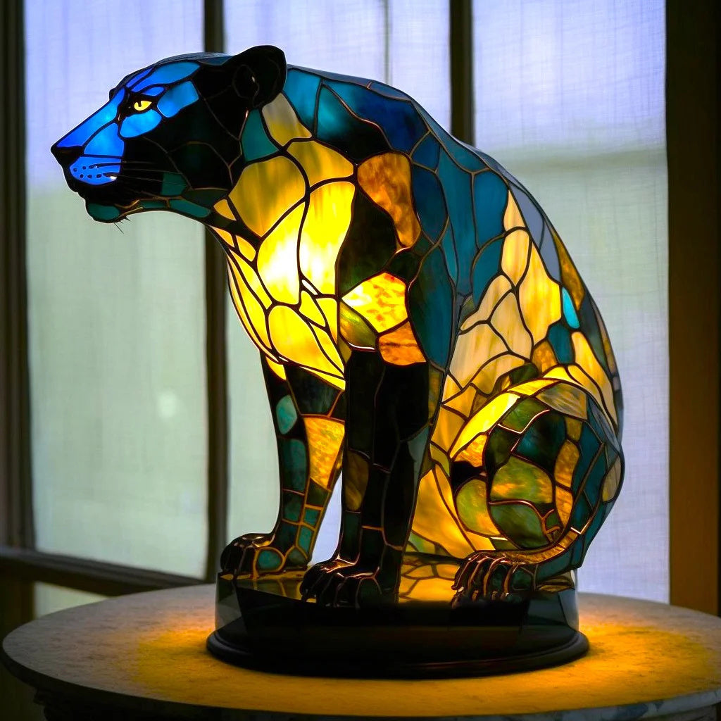 Designer Lampe für Wohnzimmer - Moderne Designlampe mit stilvollem Kunstobjekt 15