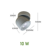 Dimmbare LED Deckenleuchte für Wohnzimmer, 340° Drehbar, Warmweiß/Naturweiß/Kaltweiß 6