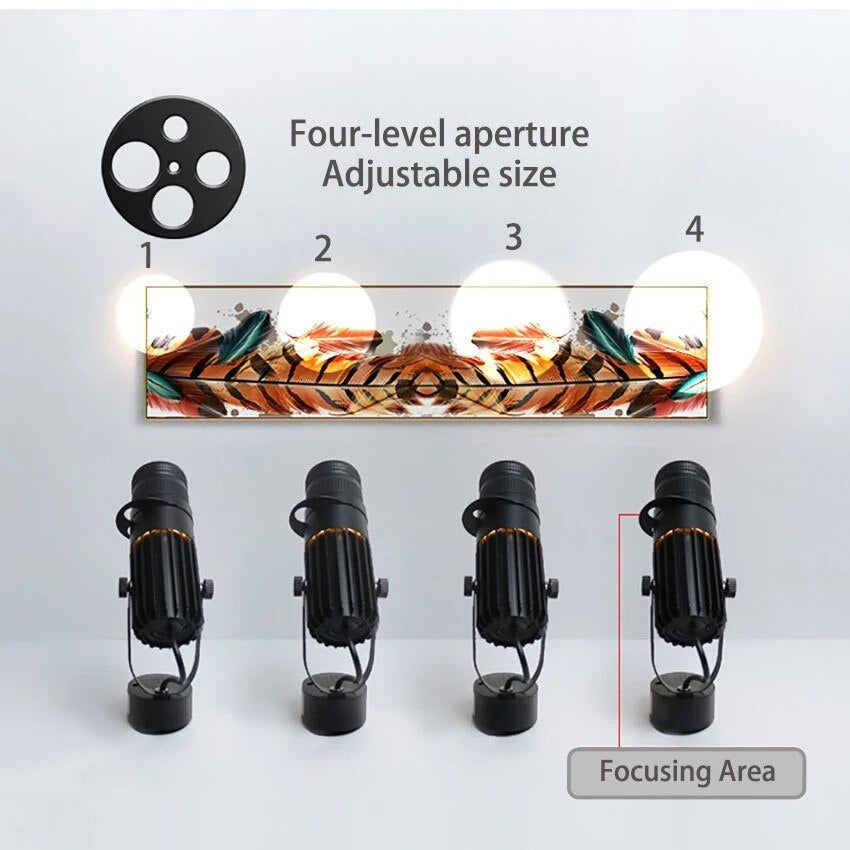 Einstellbarer Deckenstrahler LED für Innenbeleuchtung, Dimmbar, Energieeffizient 3