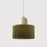 Elegante Pendelleuchte aus Glas mit E27 Fassung – Einstellbare Hängelampe für Esstisch, 17 cm hoch, 15 cm Durchmesser 18