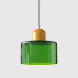 Elegante Pendelleuchte aus Glas mit E27 Fassung – Einstellbare Hängelampe für Esstisch, 17 cm hoch, 15 cm Durchmesser 26