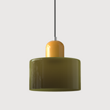 Elegante Pendelleuchte aus Glas mit E27 Fassung – Einstellbare Hängelampe für Esstisch, 17 cm hoch, 15 cm Durchmesser 32