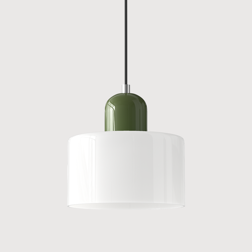 Elegante Pendelleuchte aus Glas mit E27 Fassung – Einstellbare Hängelampe für Esstisch, 17 cm hoch, 15 cm Durchmesser 38