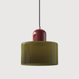 Elegante Pendelleuchte aus Glas mit E27 Fassung – Einstellbare Hängelampe für Esstisch, 17 cm hoch, 15 cm Durchmesser 7