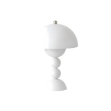 Elegante Tischlampe im Blumen-Design – Tragbare LED Tischleuchte mit USB-Ladung, 20cm Acryl, Warmes Licht für Wohnräume 0