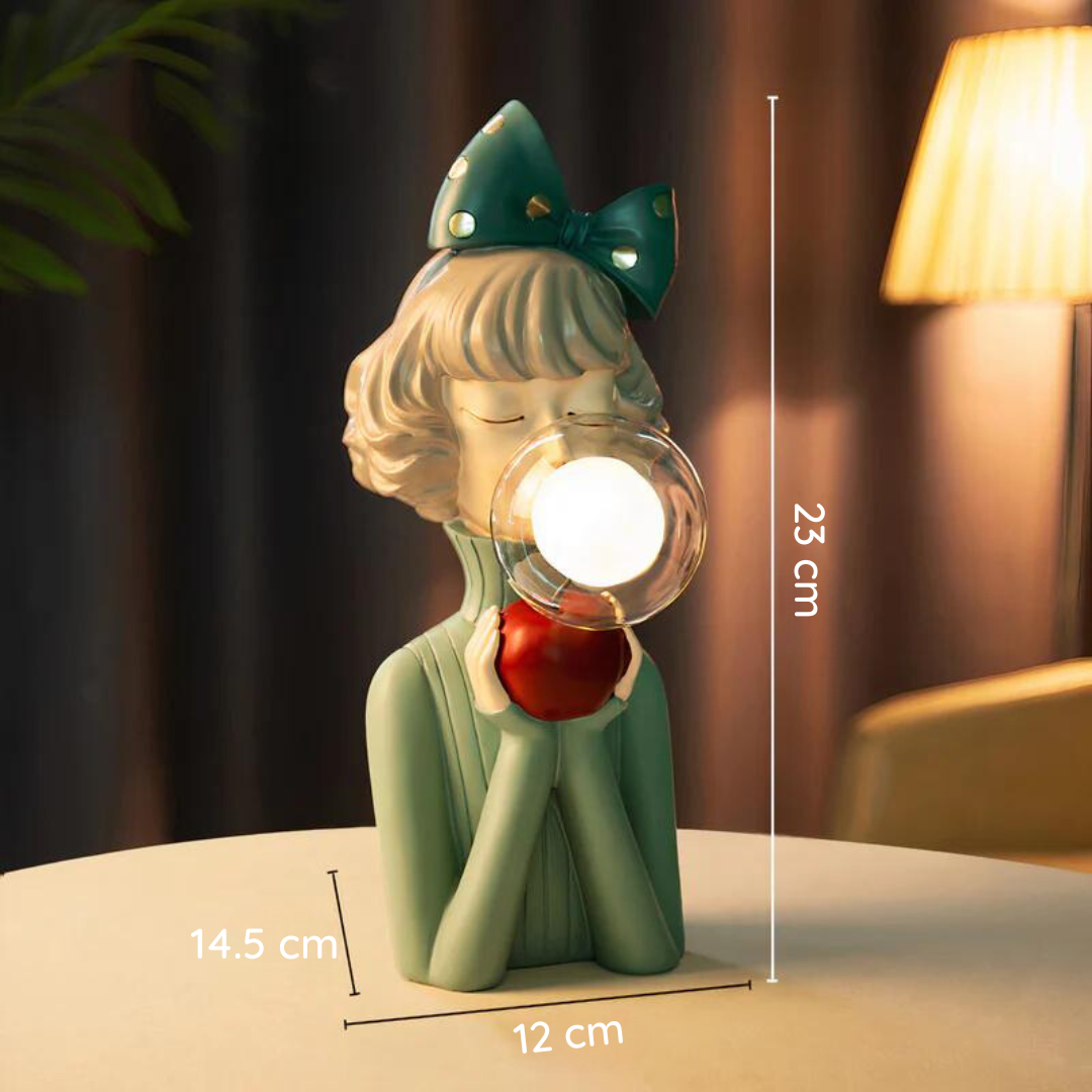 Elegante Tischleuchte aus Holz und Textil – Handgefertigte Lampe für jeden Raum 10