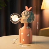 Elegante Tischleuchte aus Holz und Textil – Handgefertigte Lampe für jeden Raum 12