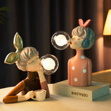Elegante Tischleuchte aus Holz und Textil – Handgefertigte Lampe für jeden Raum 3