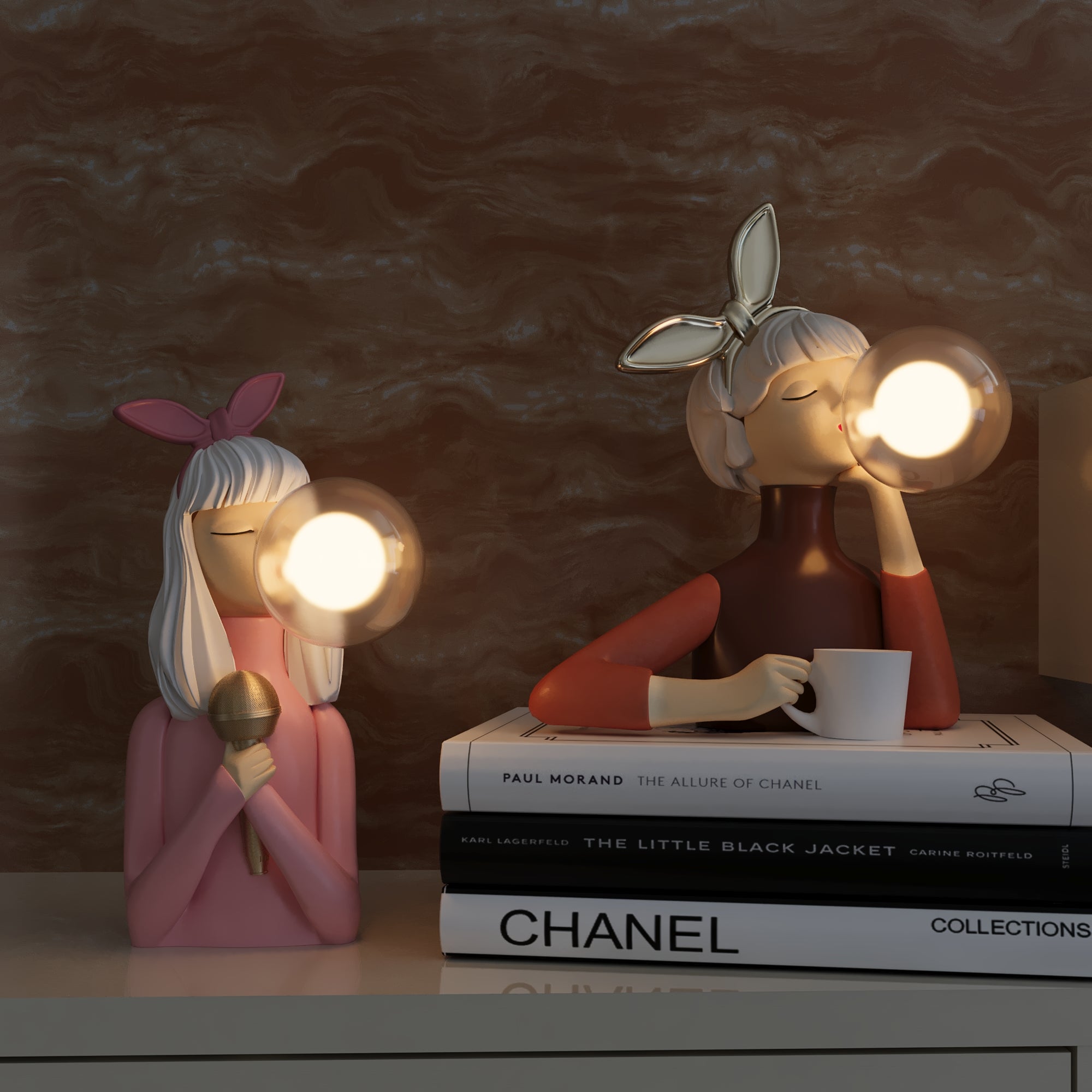 Elegante Tischleuchte aus Holz und Textil – Handgefertigte Lampe für jeden Raum 9