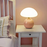 Französische Creme Tischlampe – LED Tischleuchte mit 3 Farben Einstellbar, Keramik und PVC, 20cm Durchmesser 8