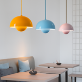Halbkreisförmiger Moderner Kronleuchter – Skandinavisches Design in Lebendigen Farben, LED-Beleuchtung für Esszimmer und Wohnzimmer 2