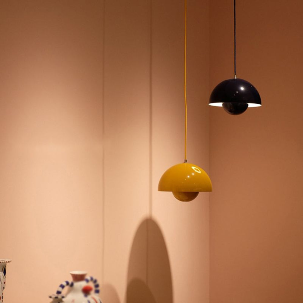 Halbkreisförmiger Moderner Kronleuchter – Skandinavisches Design in Lebendigen Farben, LED-Beleuchtung für Esszimmer und Wohnzimmer 8