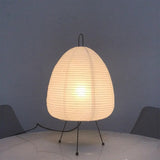 Japanische Reispapier Tischlampe mit LED – 60 cm Hohe Nachttischlampe für Wohnzimmer und Schlafzimmer 6