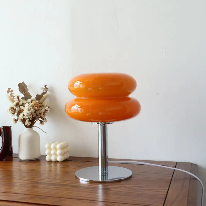 Kabellose Tischlampe mit Dimmfunktion – Moderne LED Tischleuchte für Zuhause und Büro, Stilvolles Design in Weiß 0