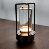 Kristall-Laterne mit Touch-Funktion und USB-Anschluss – Elegante LED-Beleuchtung für Innen- und Außenbereiche 0