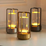 Kristall-Laterne mit Touch-Funktion und USB-Anschluss – Elegante LED-Beleuchtung für Innen- und Außenbereiche 5