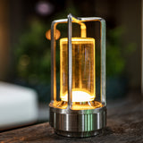Kristall-Laterne mit Touch-Funktion und USB-Anschluss – Elegante LED-Beleuchtung für Innen- und Außenbereiche 7