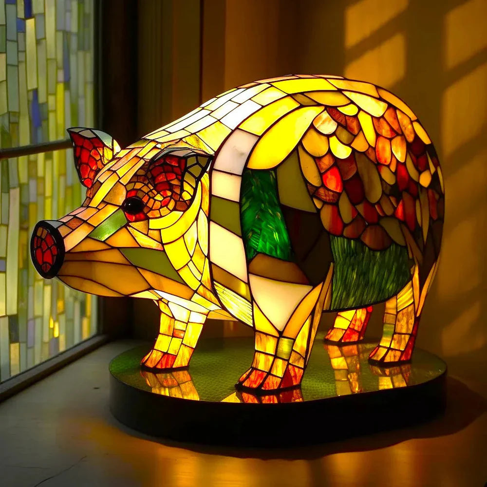 Kunstlampe mit Tiermotiven – Stilvolle Beleuchtung für Zuhause 2