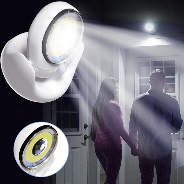 LED Außenleuchte mit Bewegungsmelder - Ultrahelle Außenlampe für Sicherheit 0