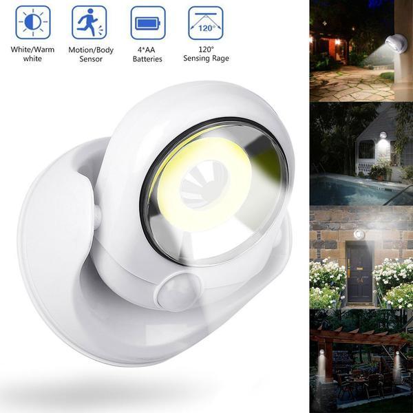 LED Außenleuchte mit Bewegungsmelder - Ultrahelle Außenlampe für Sicherheit 1