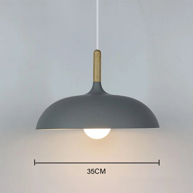 LED Deckenleuchte Eiche für Wohnzimmer und Schlafzimmer - Skandinavisches Design 10