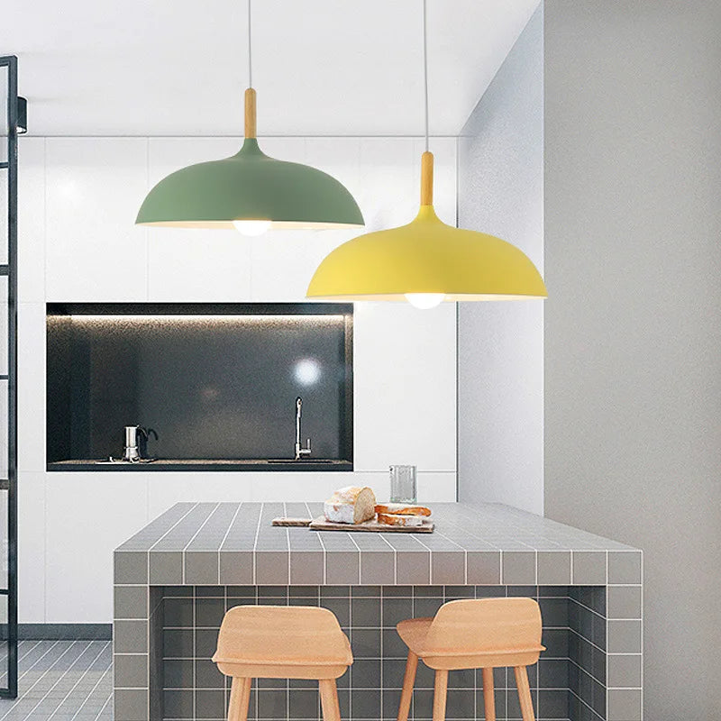 LED Deckenleuchte Eiche für Wohnzimmer und Schlafzimmer - Skandinavisches Design 3