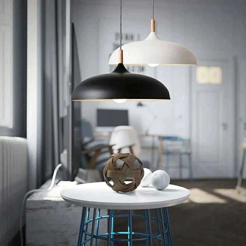 LED Deckenleuchte Eiche für Wohnzimmer und Schlafzimmer - Skandinavisches Design 4