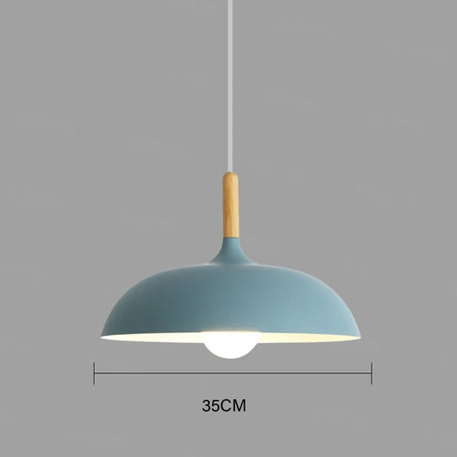 LED Deckenleuchte Eiche für Wohnzimmer und Schlafzimmer - Skandinavisches Design 5
