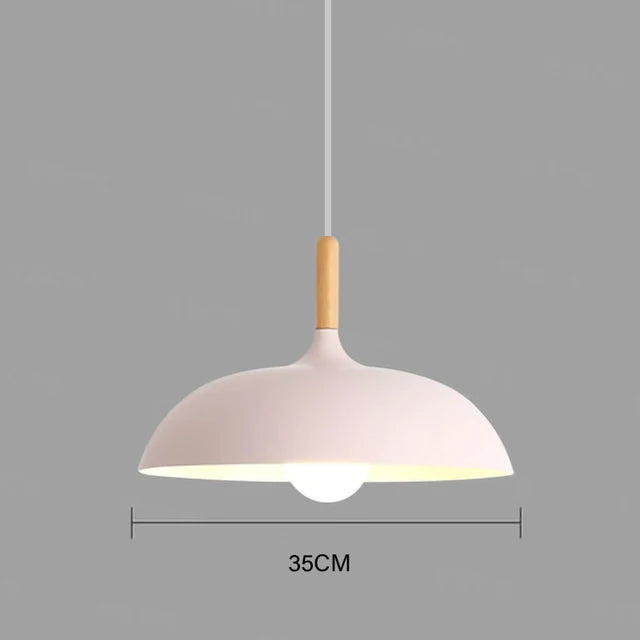 LED Deckenleuchte Eiche für Wohnzimmer und Schlafzimmer - Skandinavisches Design 7
