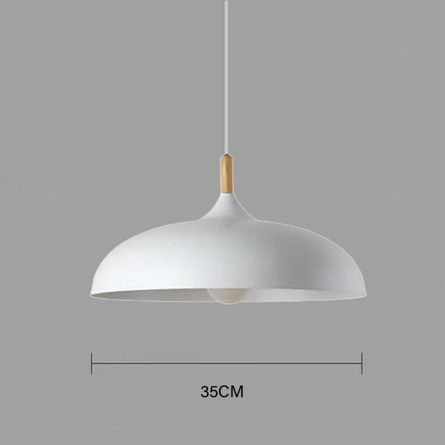 LED Deckenleuchte Eiche für Wohnzimmer und Schlafzimmer - Skandinavisches Design 8