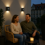 LED Solar Außenwandleuchte Mit Bewegungsmelder – Wetterfest, Energieeffizient, Warmweiß 1