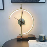 Luxuriöse Lampenuhr mit kabellosem Ladegerät – Moderne LED Tischlampe für Zuhause und Büro 6