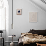 Mid-Century Pendelleuchte aus Alabaster mit Messingdetails – Elegante Hängelampe für Esszimmer und Foyer 4