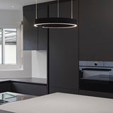 Moderne LED-Pendelleuchte in Kreisform – Elegante Deckenlampe für Esszimmer und Wohnzimmer 0
