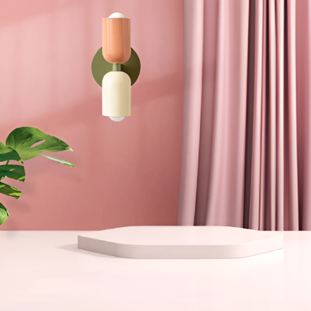 Moderne LED-Wandlampe Schwarz im Nordischen Design – Energieeffiziente Wandleuchte für Innenräume, Zwei-seitige Beleuchtung 3