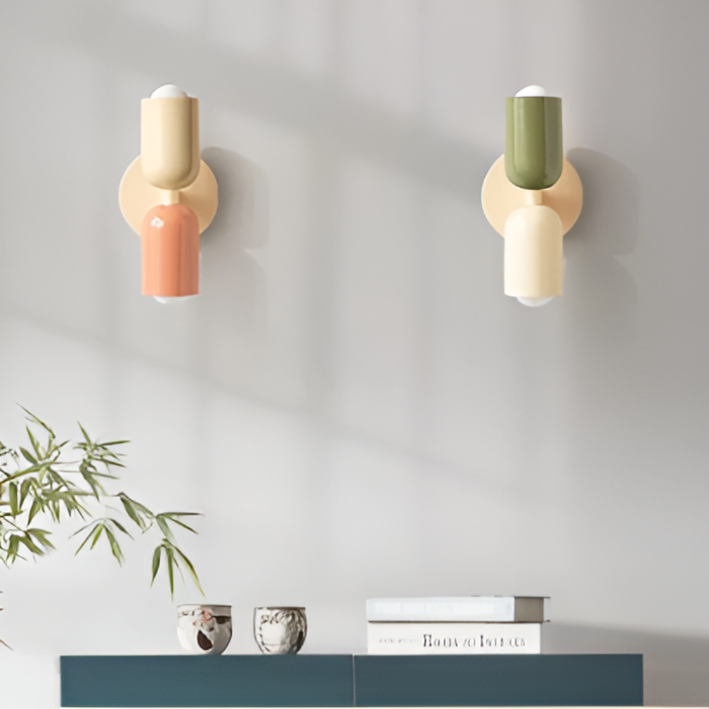 Moderne LED-Wandlampe Schwarz im Nordischen Design – Energieeffiziente Wandleuchte für Innenräume, Zwei-seitige Beleuchtung 4