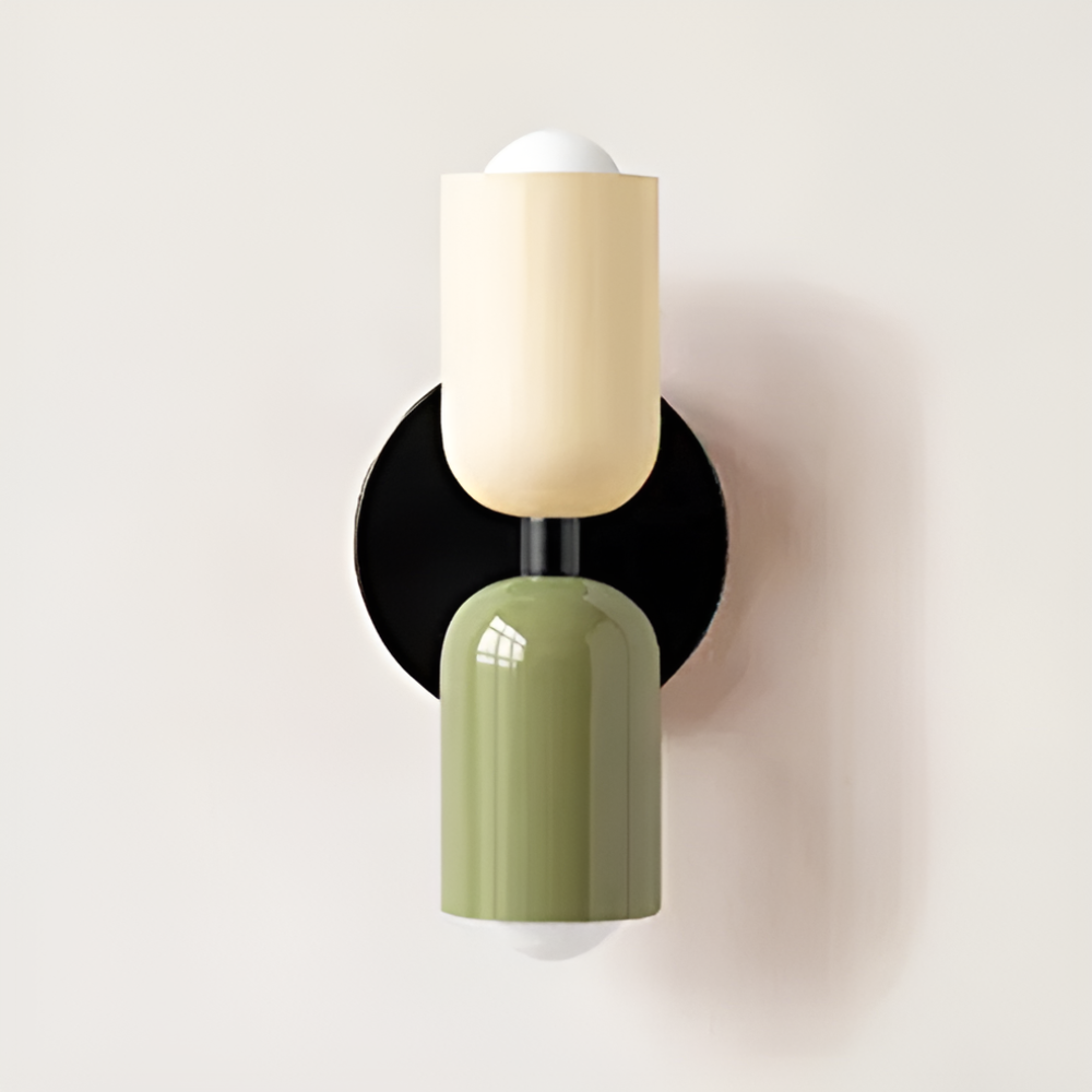 Moderne LED-Wandlampe Schwarz im Nordischen Design – Energieeffiziente Wandleuchte für Innenräume, Zwei-seitige Beleuchtung 7