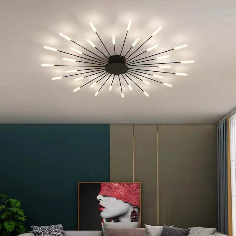 Moderne LED Deckenlampe ASTRALIS Nordic für Wohnzimmer und Schlafzimmer – Minimalistisches Design, 15-30 m², Energieeffizient 12