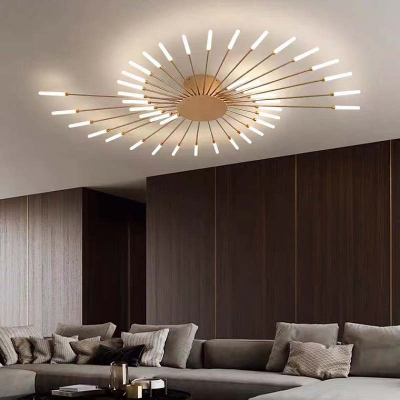 Moderne LED Deckenlampe ASTRALIS Nordic für Wohnzimmer und Schlafzimmer – Minimalistisches Design, 15-30 m², Energieeffizient 18