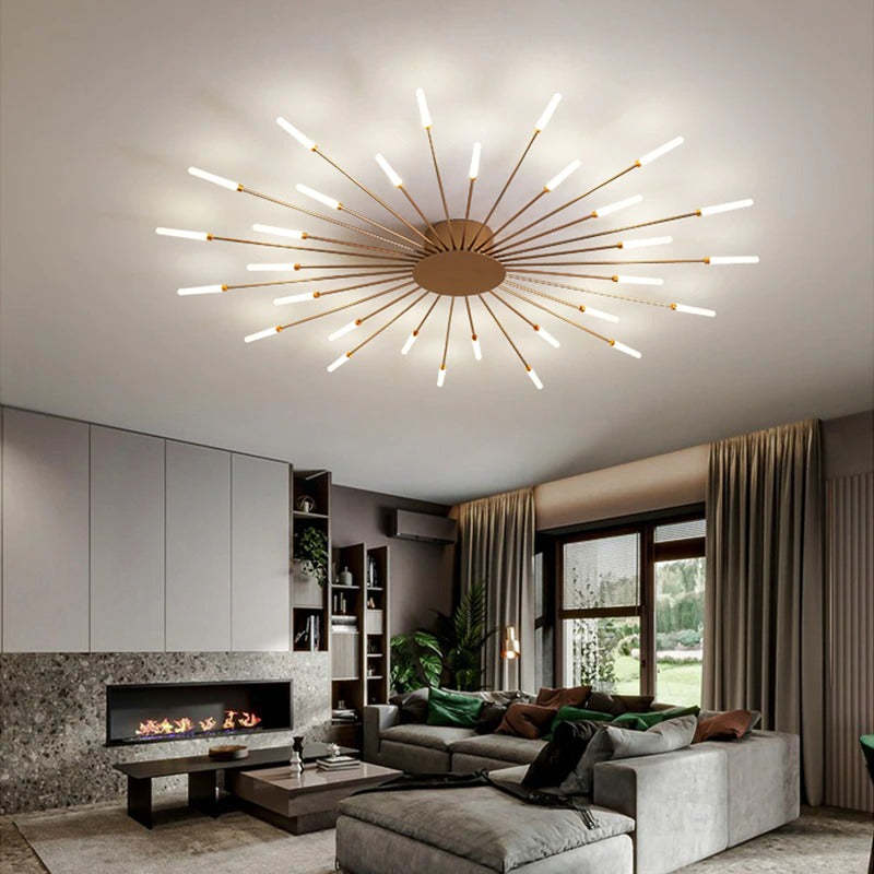 Moderne LED Deckenlampe ASTRALIS Nordic für Wohnzimmer und Schlafzimmer – Minimalistisches Design, 15-30 m², Energieeffizient 6