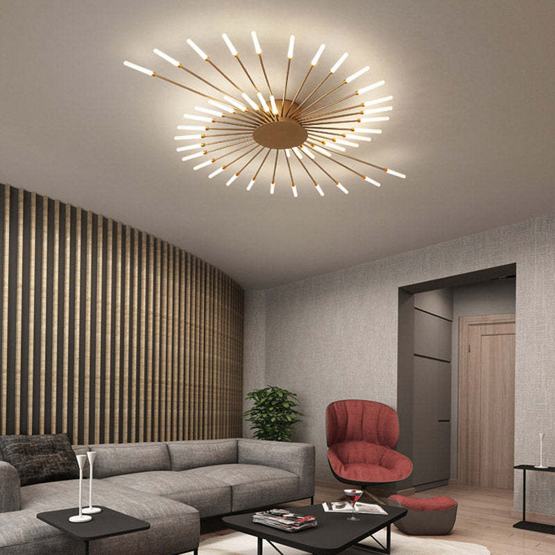 Moderne LED Deckenlampe ASTRALIS Nordic für Wohnzimmer und Schlafzimmer – Minimalistisches Design, 15-30 m², Energieeffizient 8