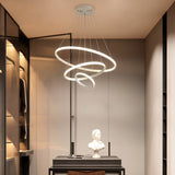 Moderne LED Deckenleuchte mit Dimmfunktion und 3 Ringen – Stilvolle Deckenlampe für Wohnzimmer 4